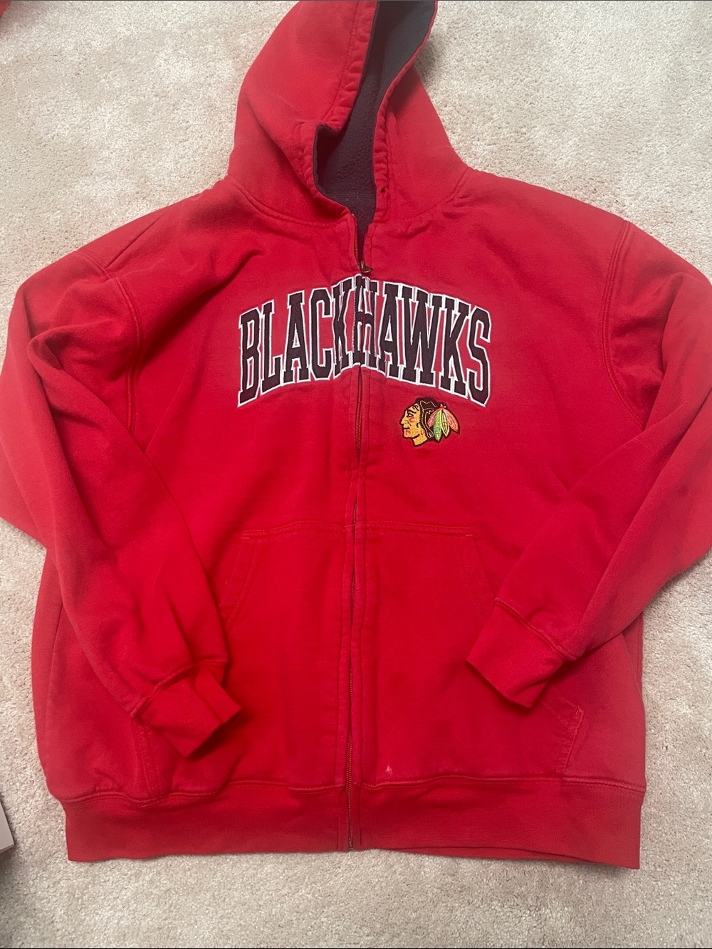Chicago Blackhawks Zip Up Hoodie